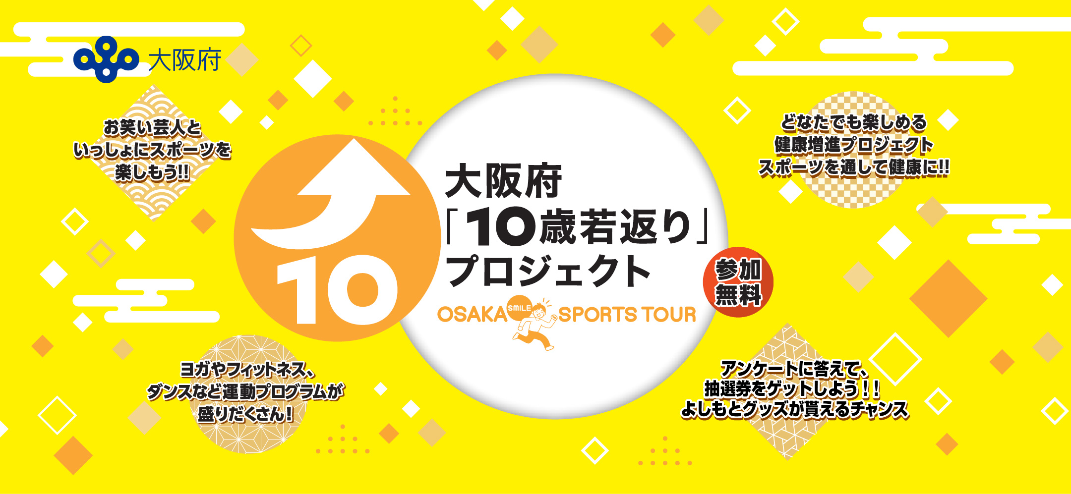 大阪府「10歳若返り」プロジェクト